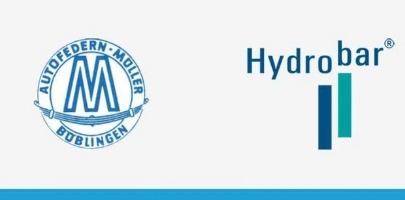Logos Autofedern Möller Böblingen und Hydrobar