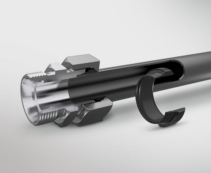 Schneidringverschraubung zur sicheren Verbindung von Hydraulikrohren