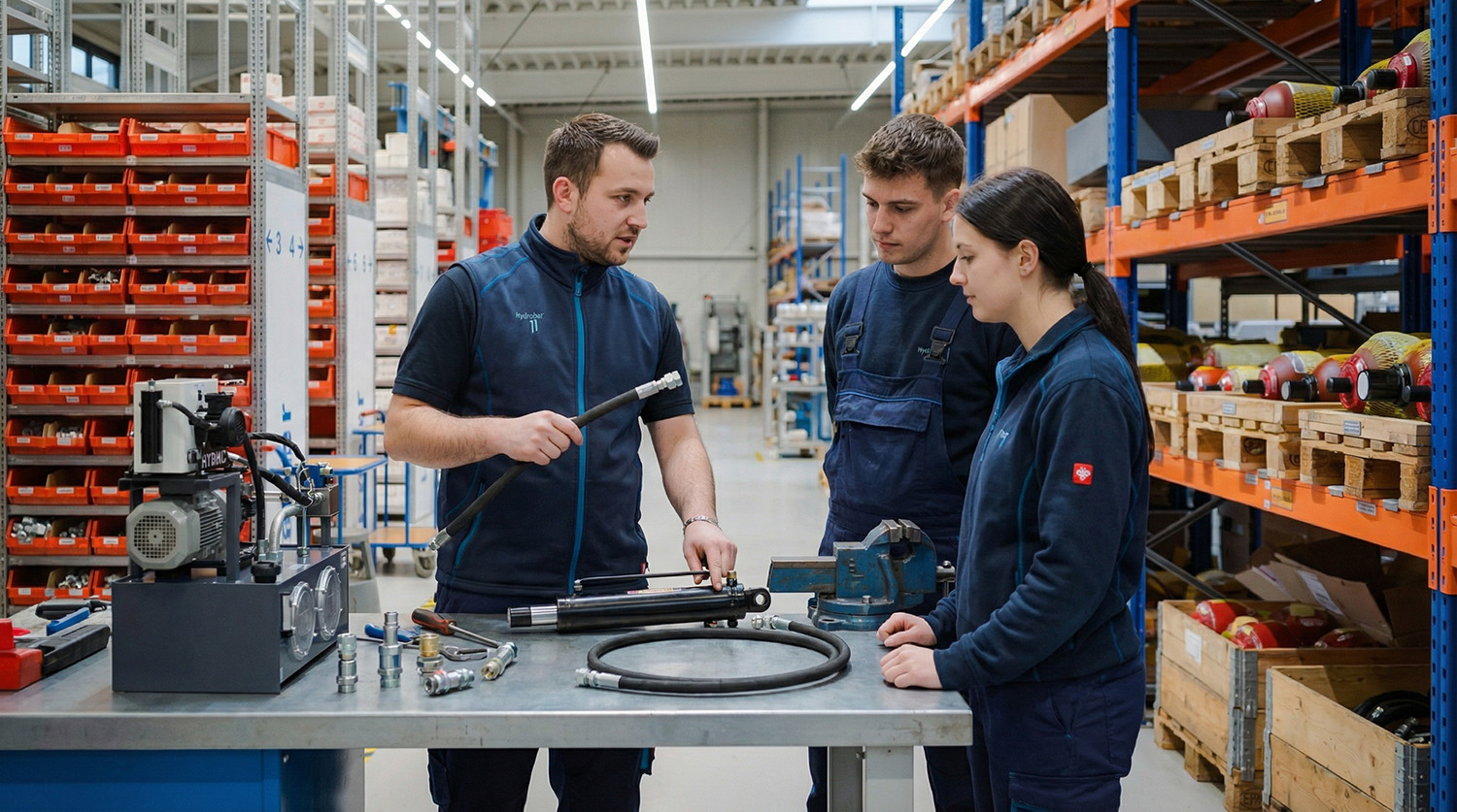 Hydraulik-Grundlagen-Schulung zum Aufbau und zur Funktionsweise von Hydrauliksystemen