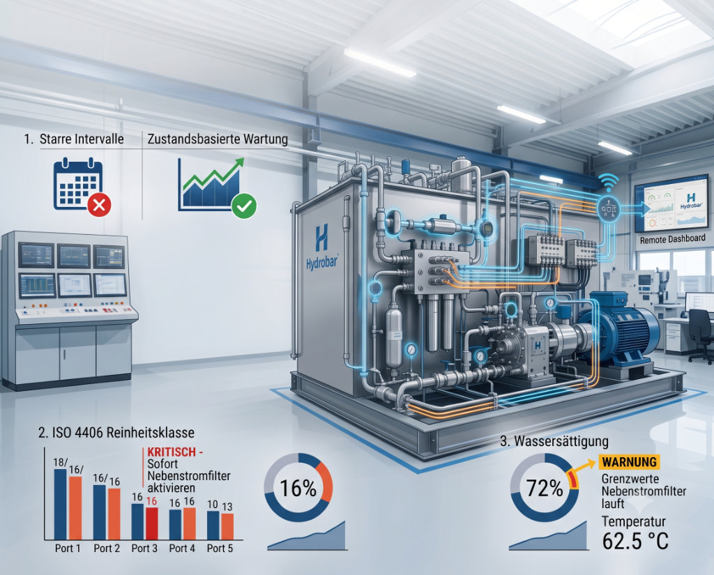 Sensorik in Hydrauliksystemen