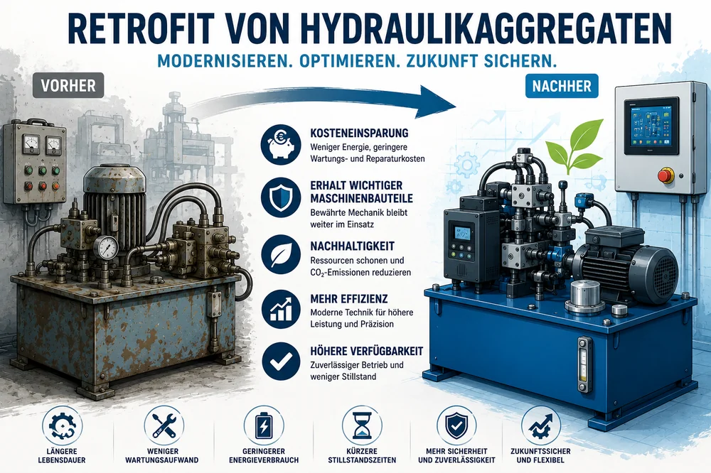 Retrofit von Hydraulikaggregaten